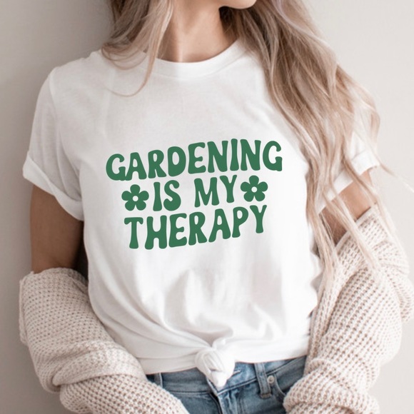 Tops - Gardener Shirt Plant Lover Graphic Crew Neck Short Sleeve Tee Shirt